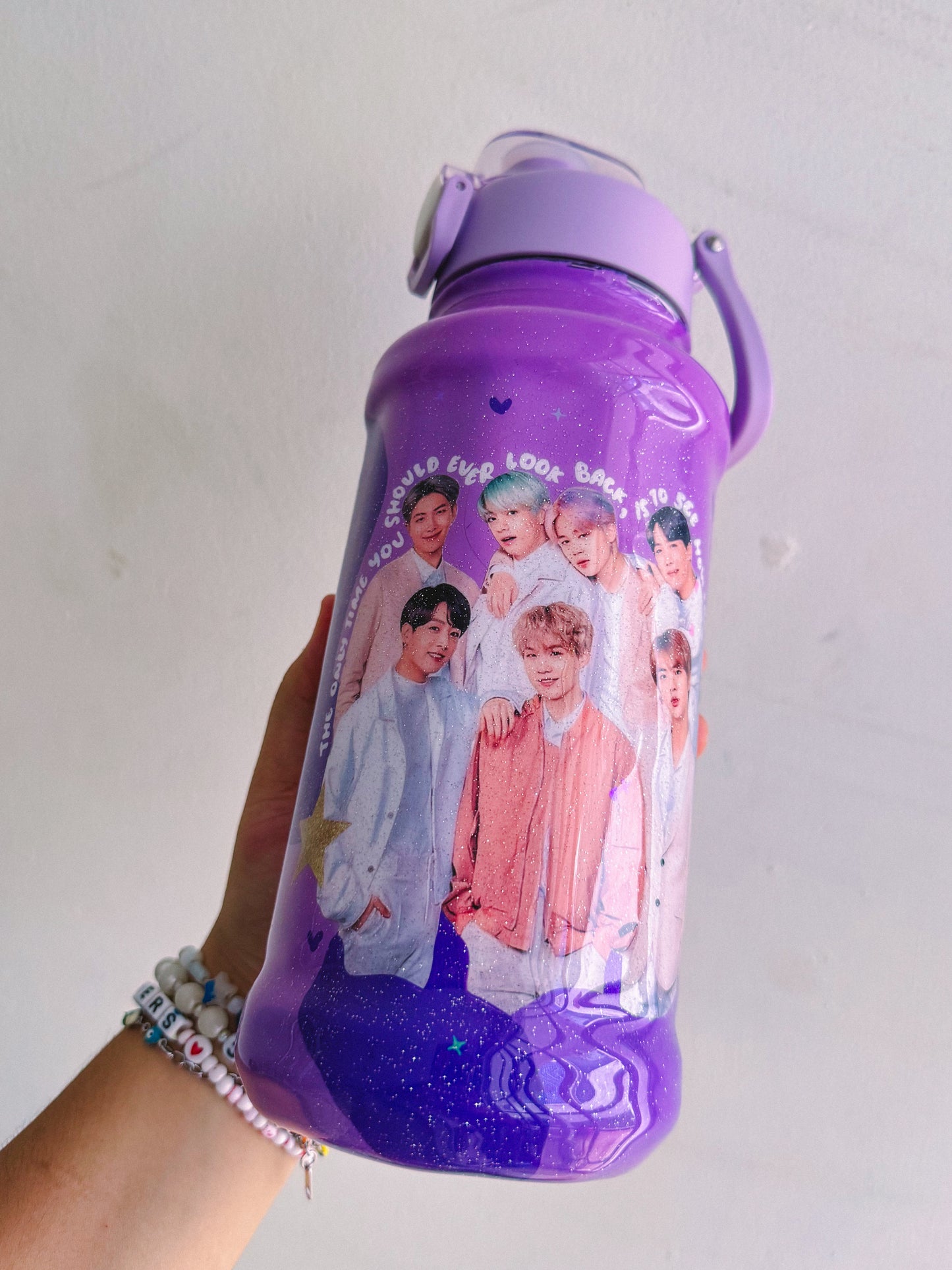 Botella BTS morada 900ml