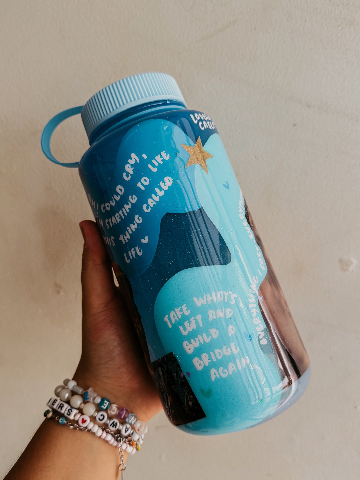 Botella azul Joe Jonas 1lt