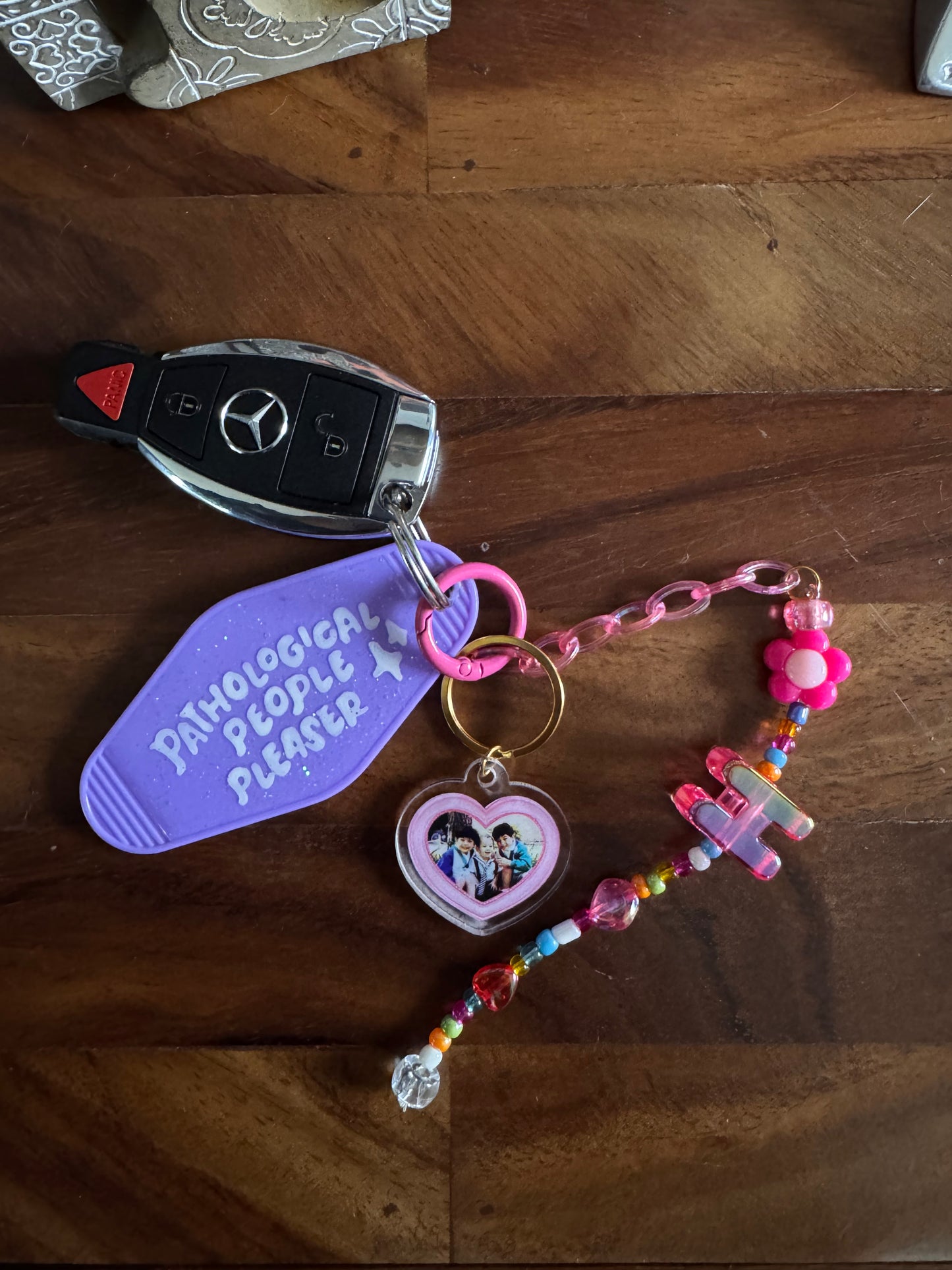 Strap con corazones personalizados chico