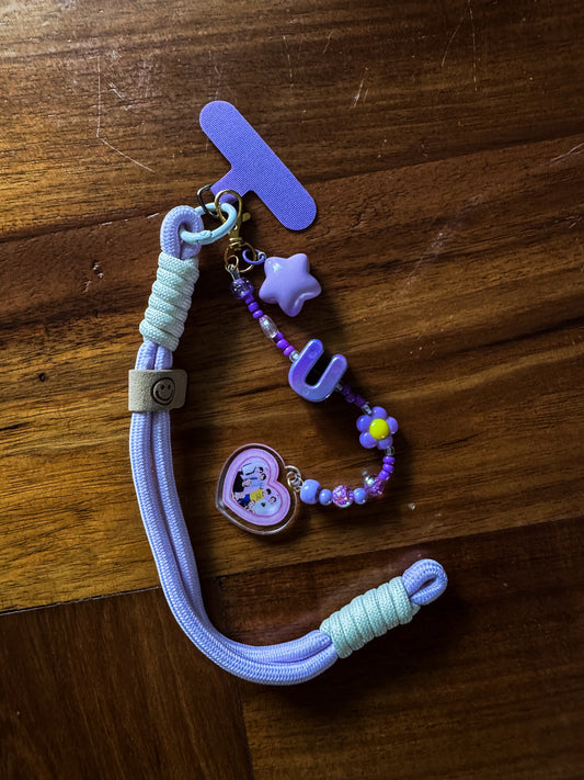 Correa celular morada 💜