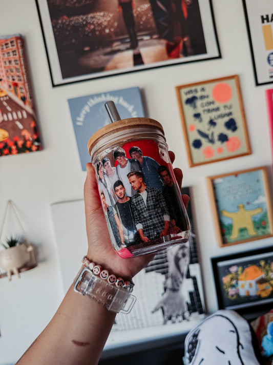 Vaso vidrio 17ozs personalizado
