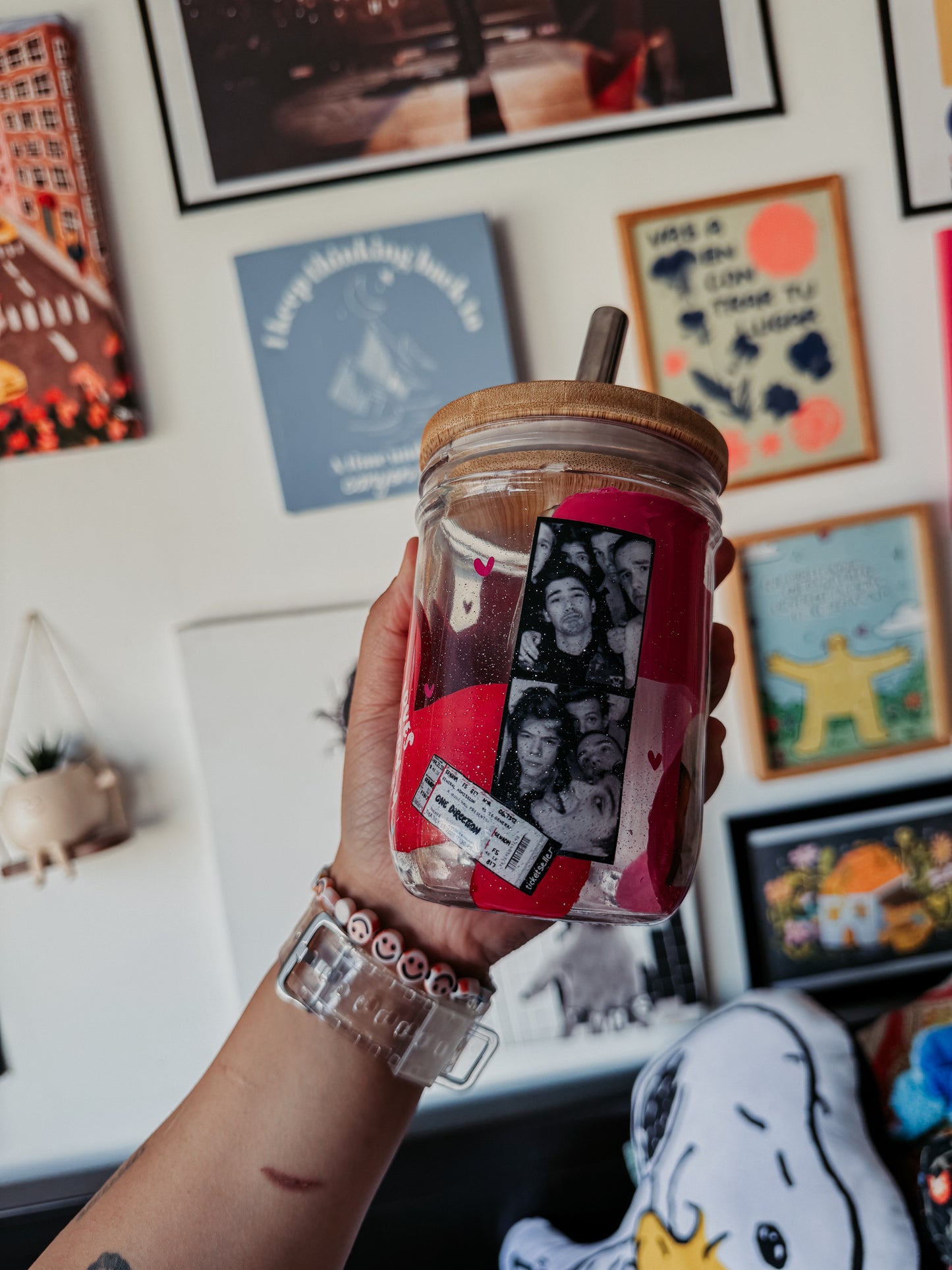 Vaso vidrio 17ozs personalizado