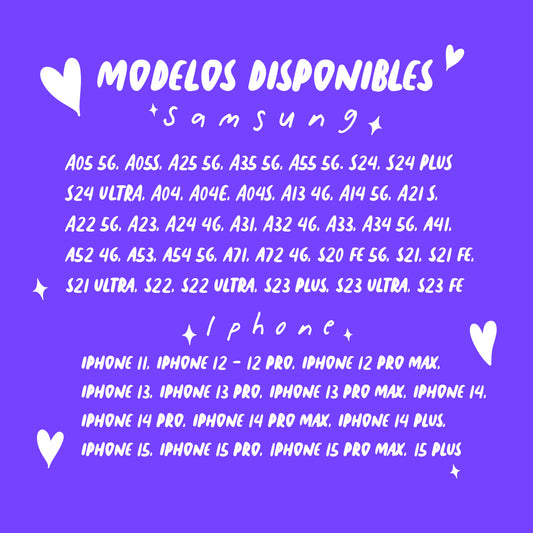 Funda uso rudo 1D corazones