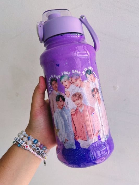 Botella BTS morada 900ml