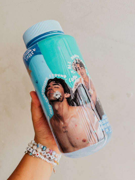 Botella azul Joe Jonas 1lt