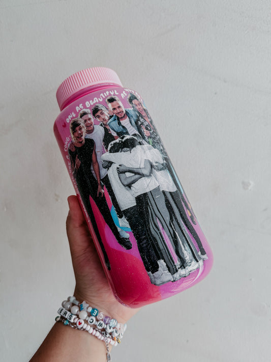 Botella Rosa 1D 1 litro