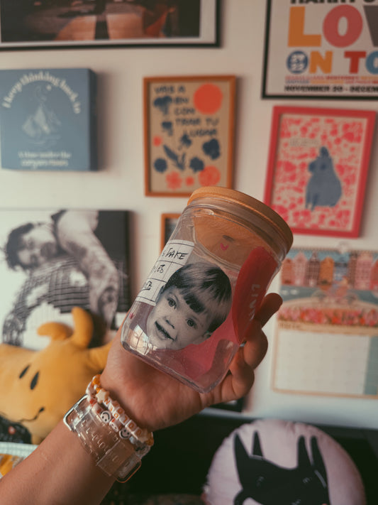 Vaso de vidrio HS (envío inmediato)