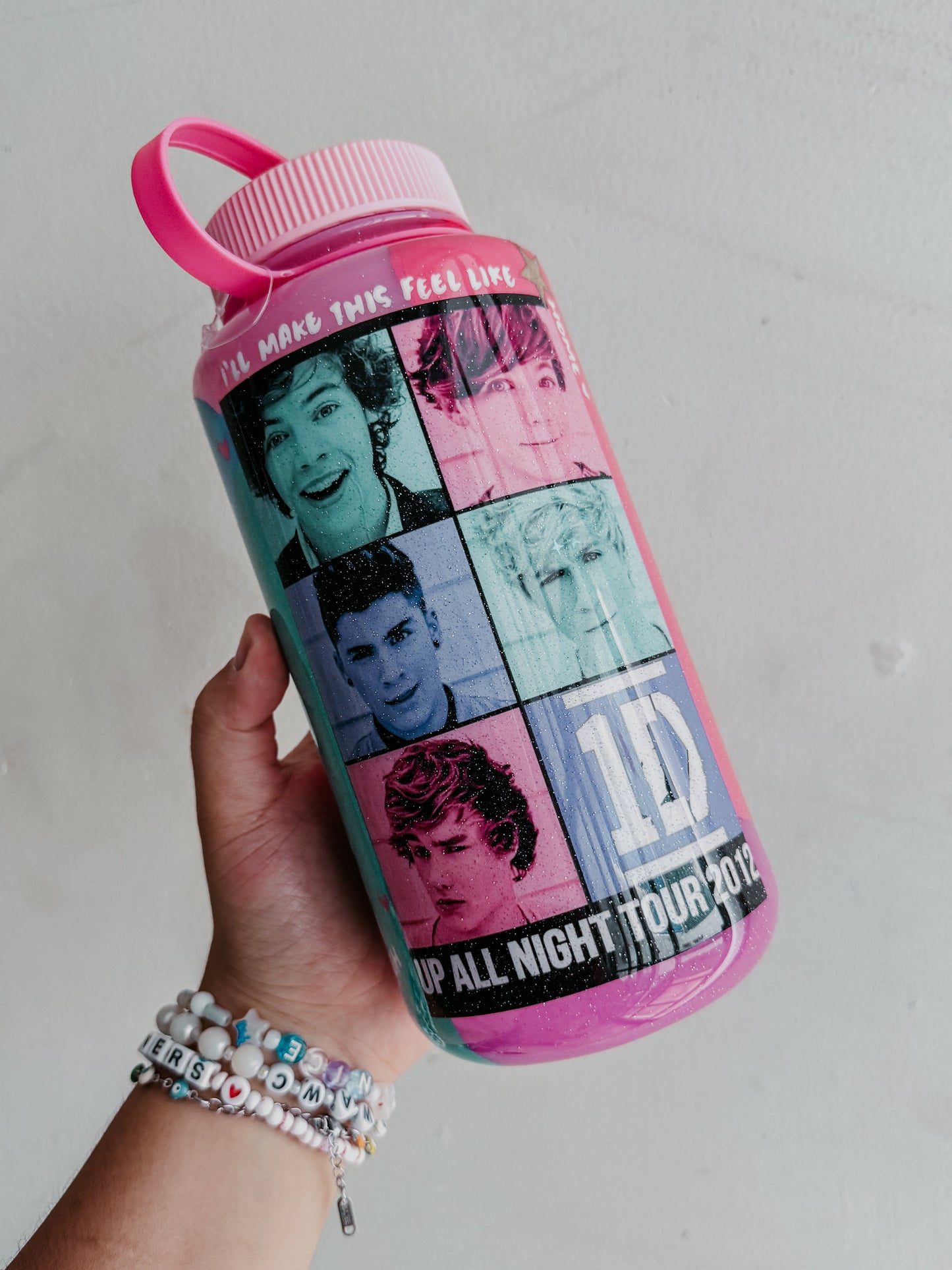 Botella Rosa 1D 1 litro