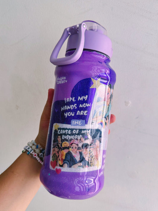 Botella BTS morada 900ml
