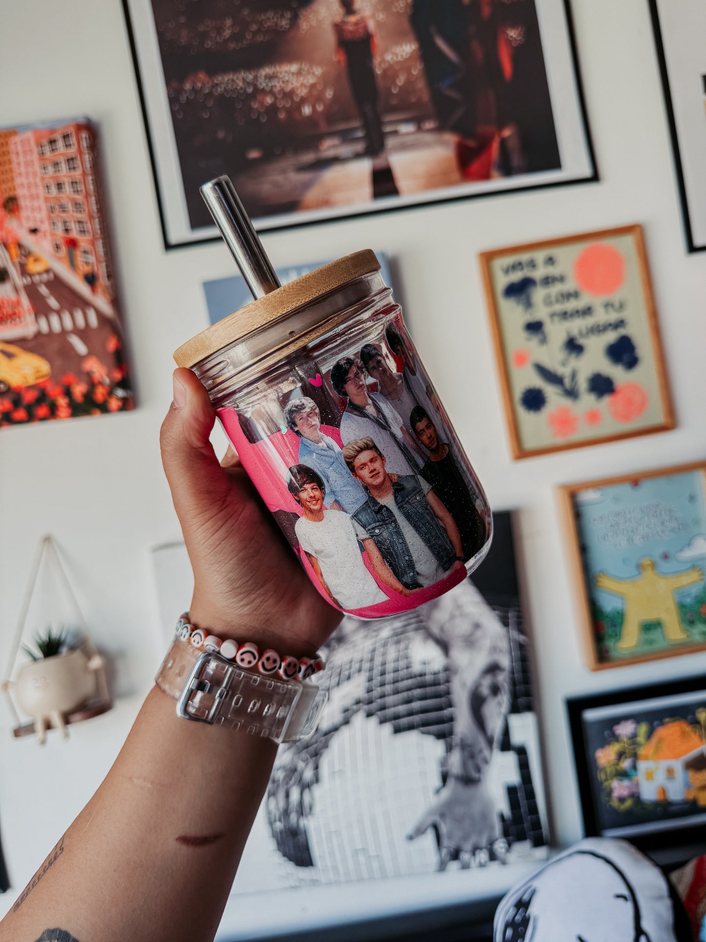 Vaso vidrio 17ozs personalizado