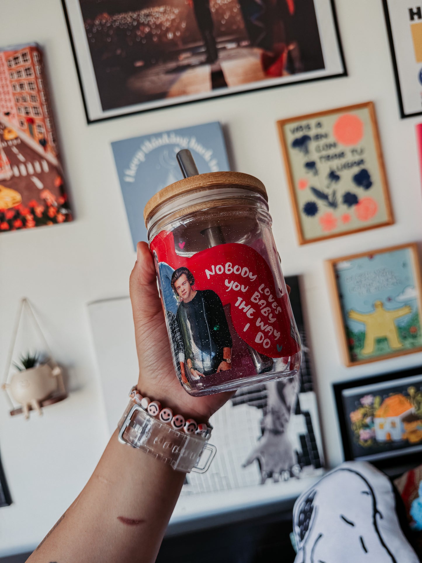 Vaso vidrio 17ozs personalizado